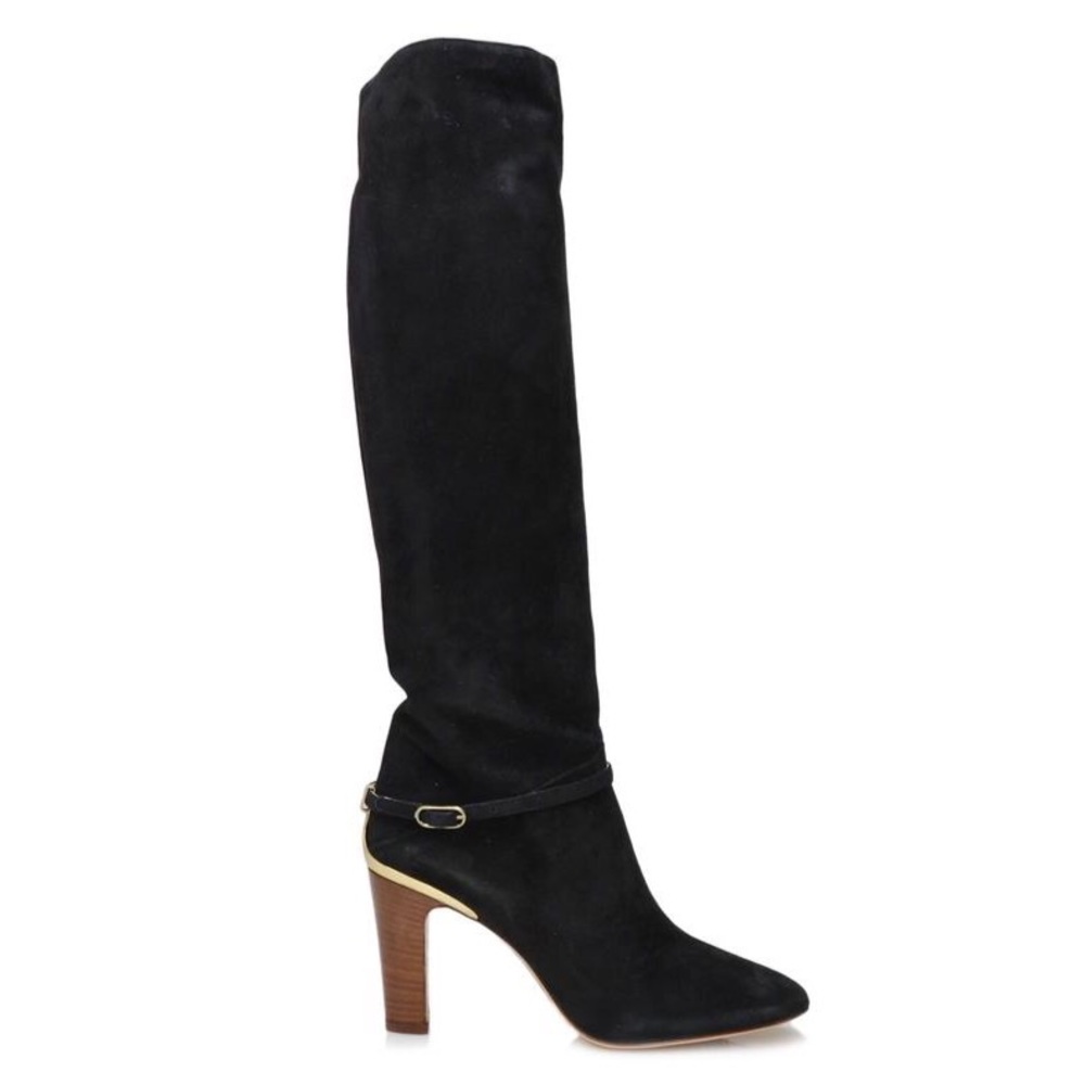 ๐ธ๐ Bruno Magli โฆ Suede Knee High Boot โฆ Black - Picture 1 of 8